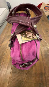 Juicy Couture Daydreamer Tote Purple INSIDE SILVER FALLING APART FROM AGE  - Image 4