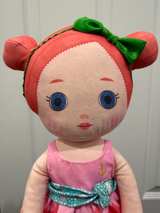 Zapf Creations Mooshka Doll Pink Hair with Green Bow - Image 2