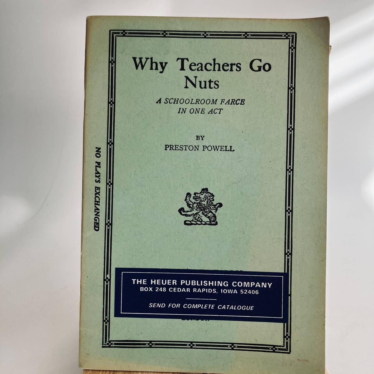 Why Teachers Go Nuts