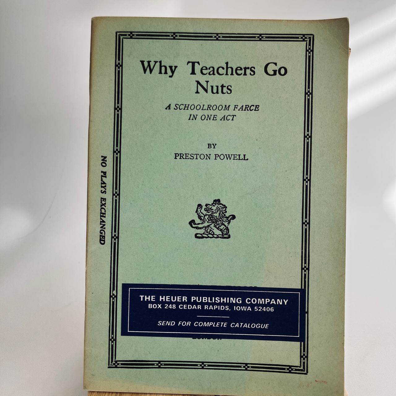 Why Teachers Go Nuts