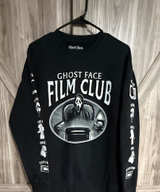 Ghost Face Film Club Crewneck Sweatshirt Size Large SCREAM HORROR MOVIES - Image 1