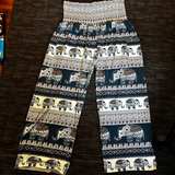 Bohemian Elephant Print Pants - Image 2