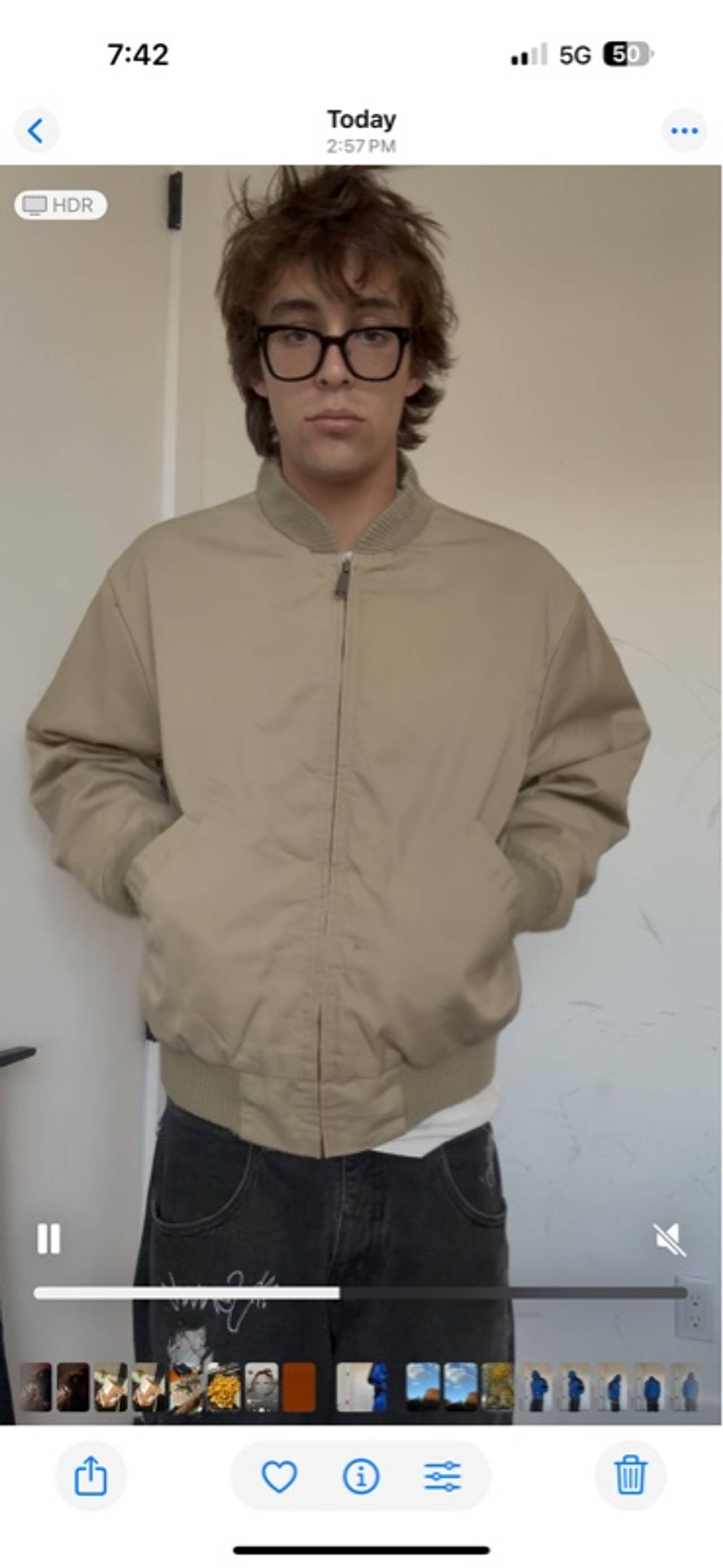 true vintage duplicate of Uniqlo Blouson Bomber Jacket XL