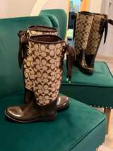 Coach Signature Monogram Rain Boots - Image 3