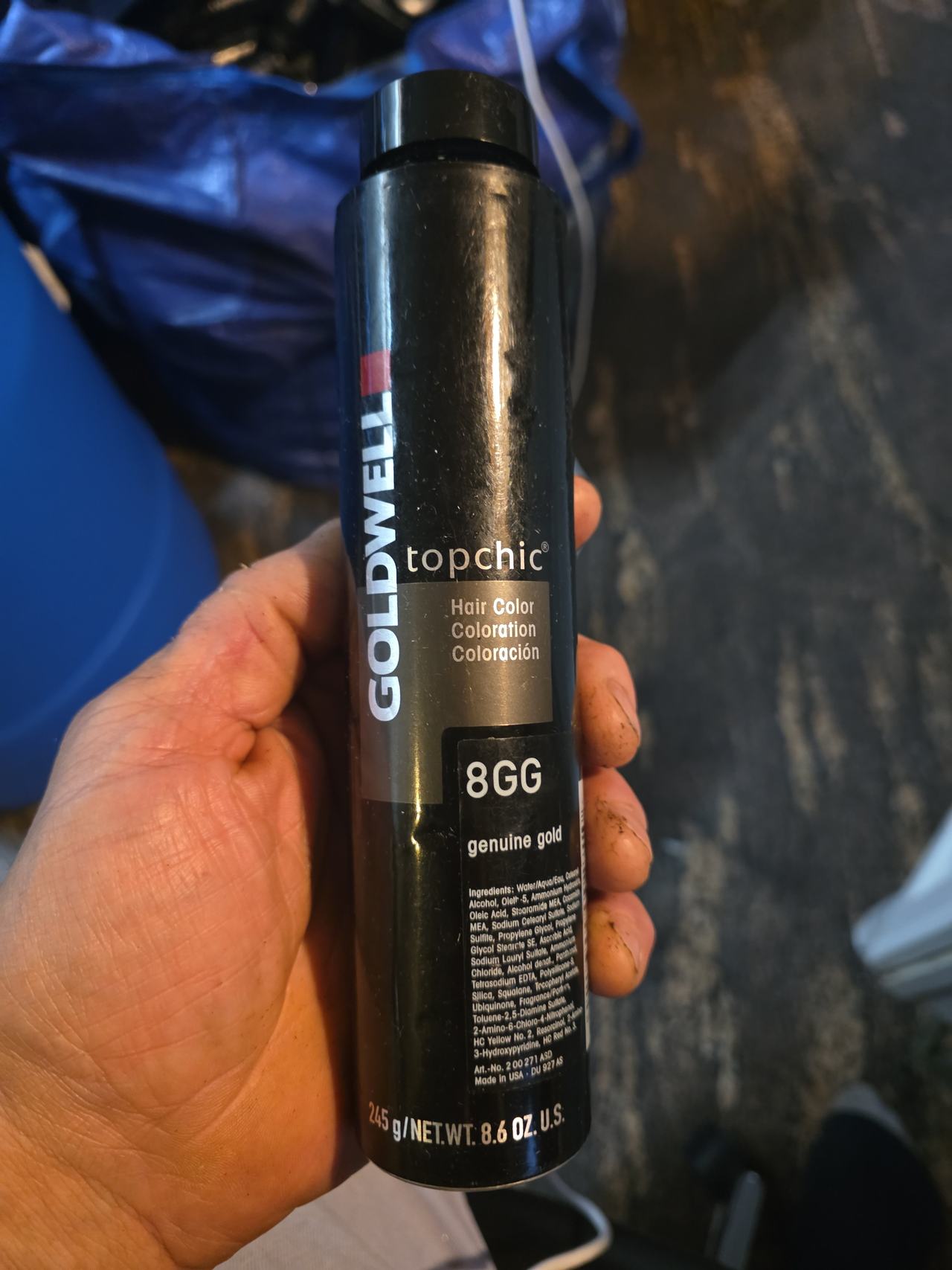 Goldwell Topchic 8GG Genuine Gold Hair Color Canister