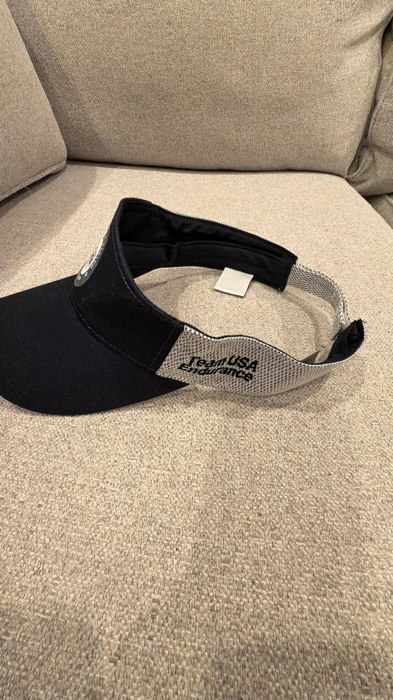 TEAM USA Navy Adjustable Visor ENDURANCE  Olympic Apparel U.S. America 