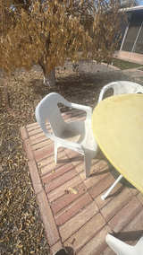 Outdoor Patio Table Set with Umbrella - Image 2