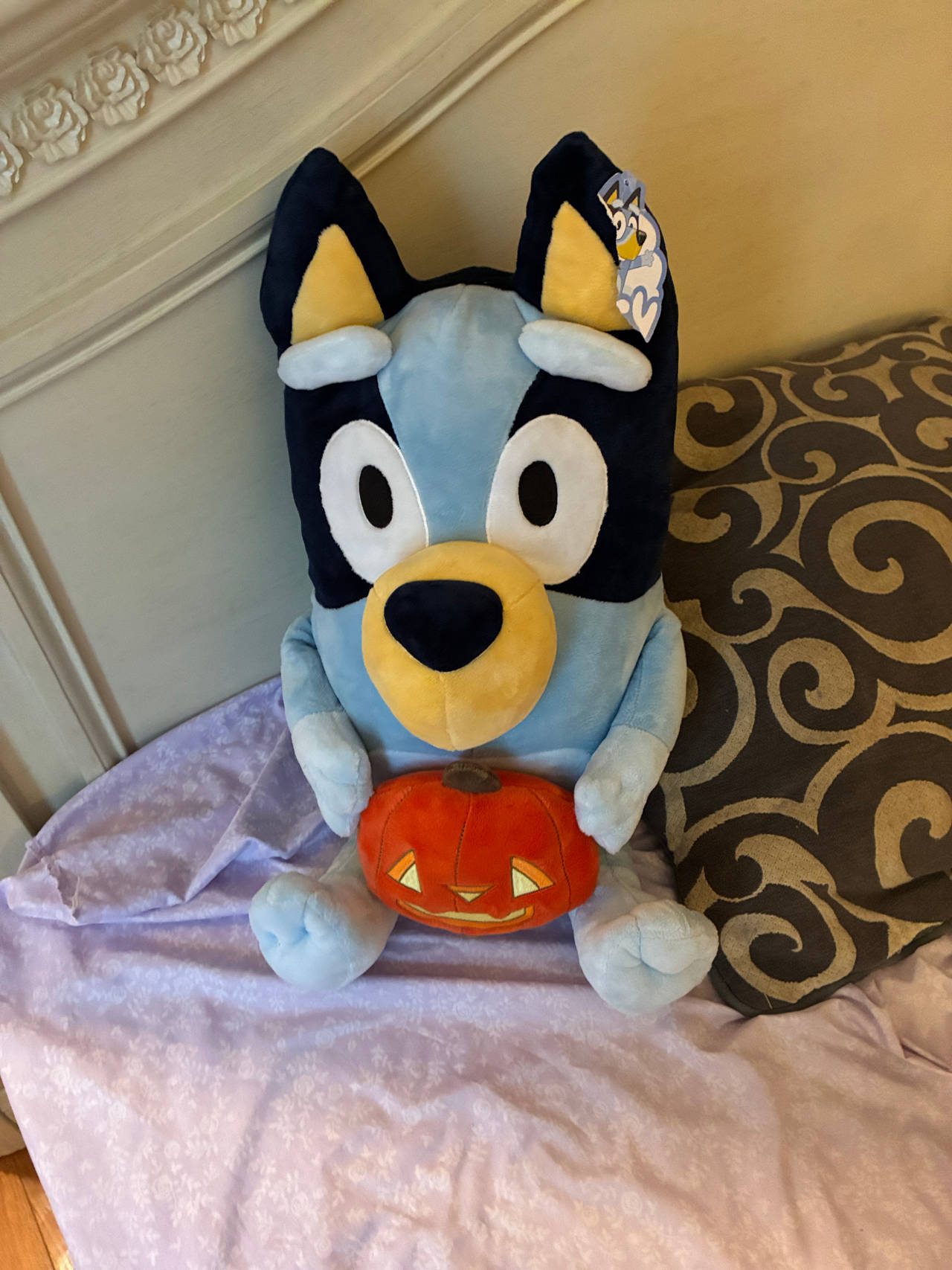 Bluey Halloween Pumpkin 18" Squishmallow