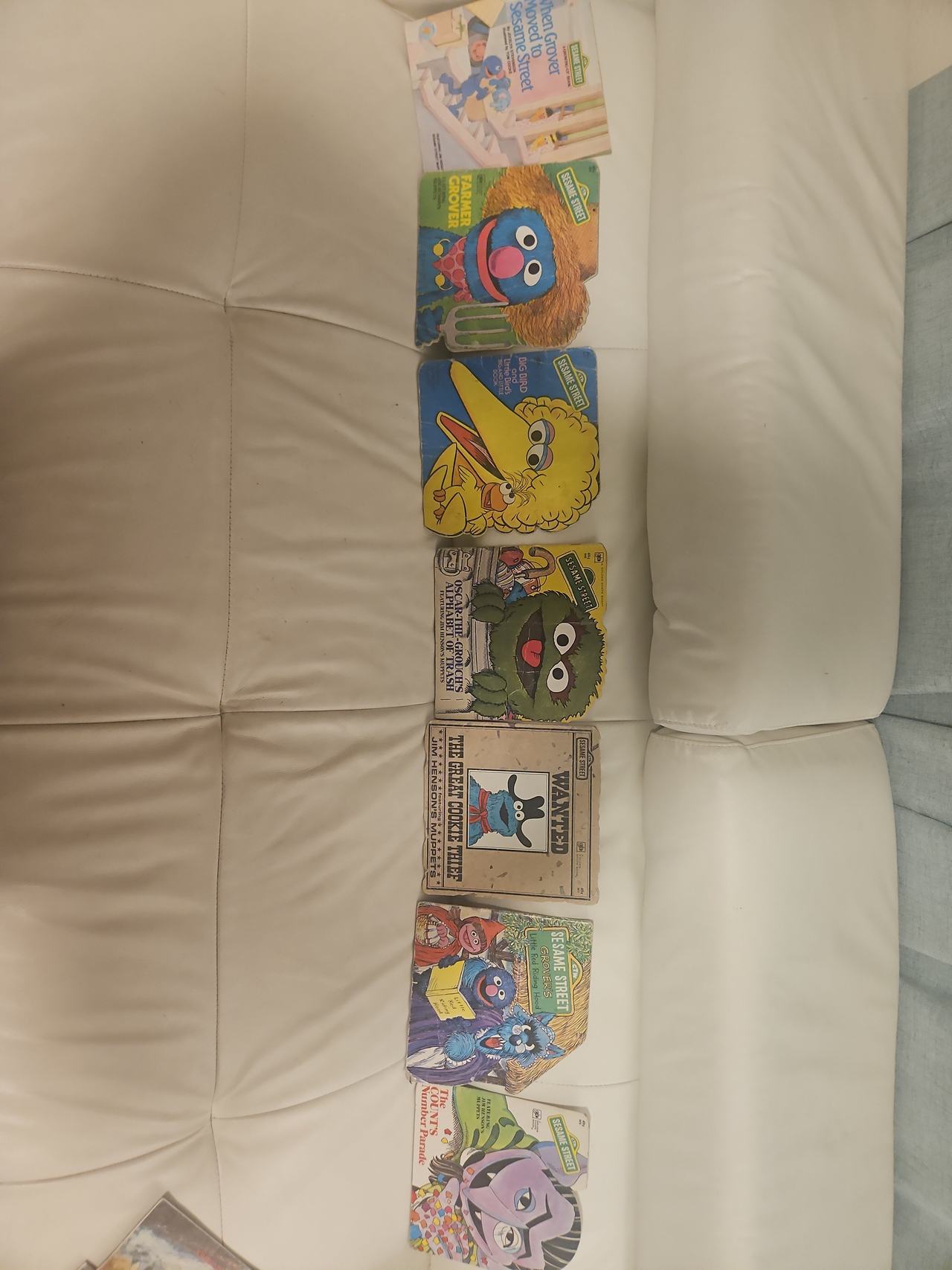 Vintage Sesame Street Book Lot