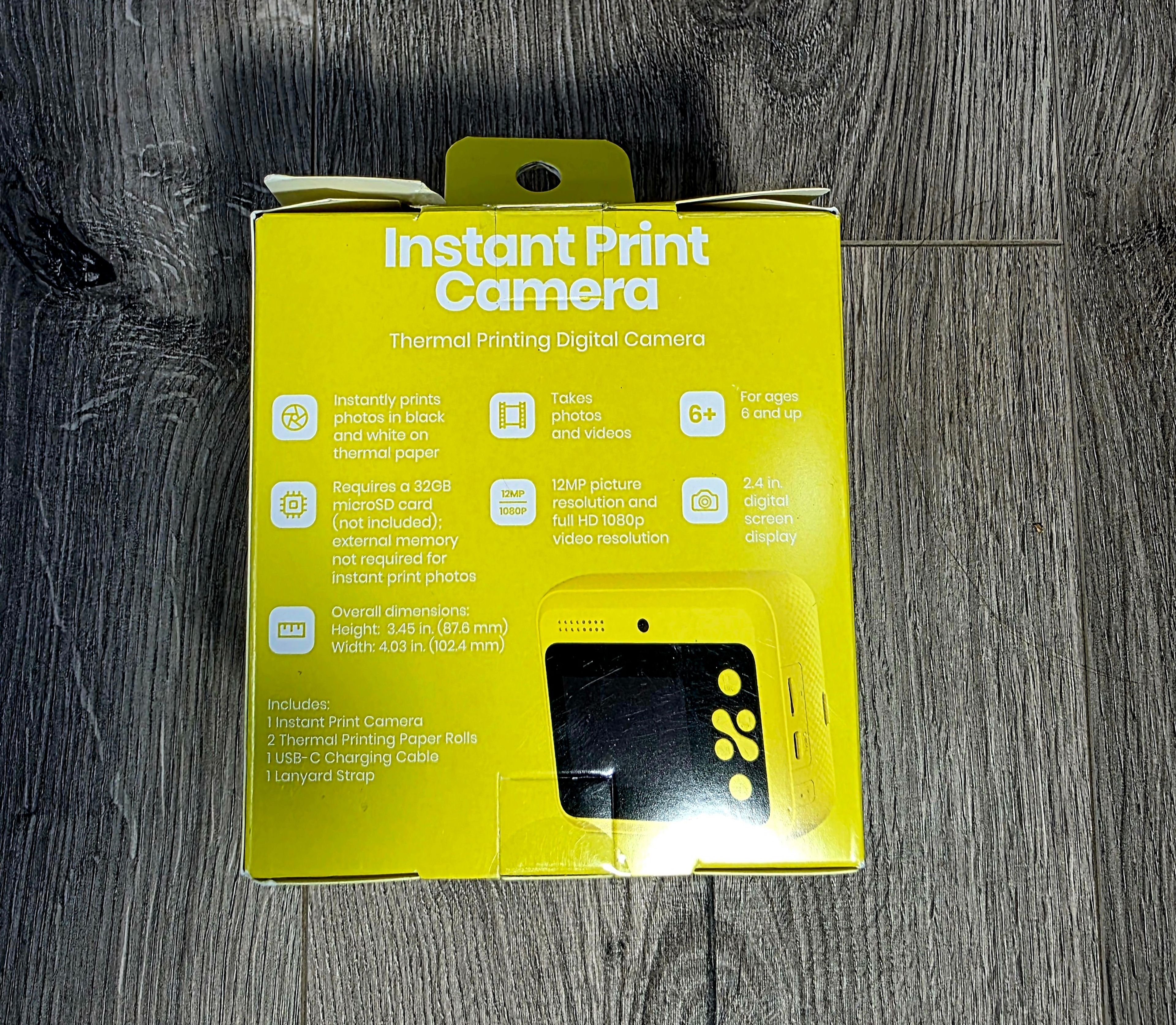 Instant Print Thermal Digital Camera