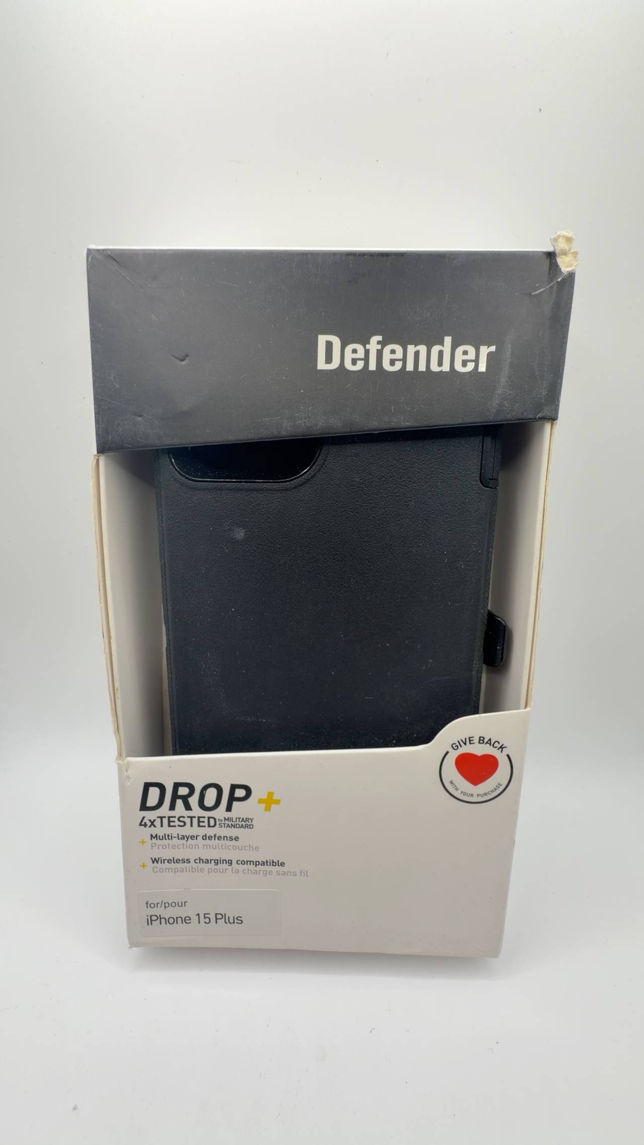 OtterBox Defender Case for iPhone 15 Plus Black