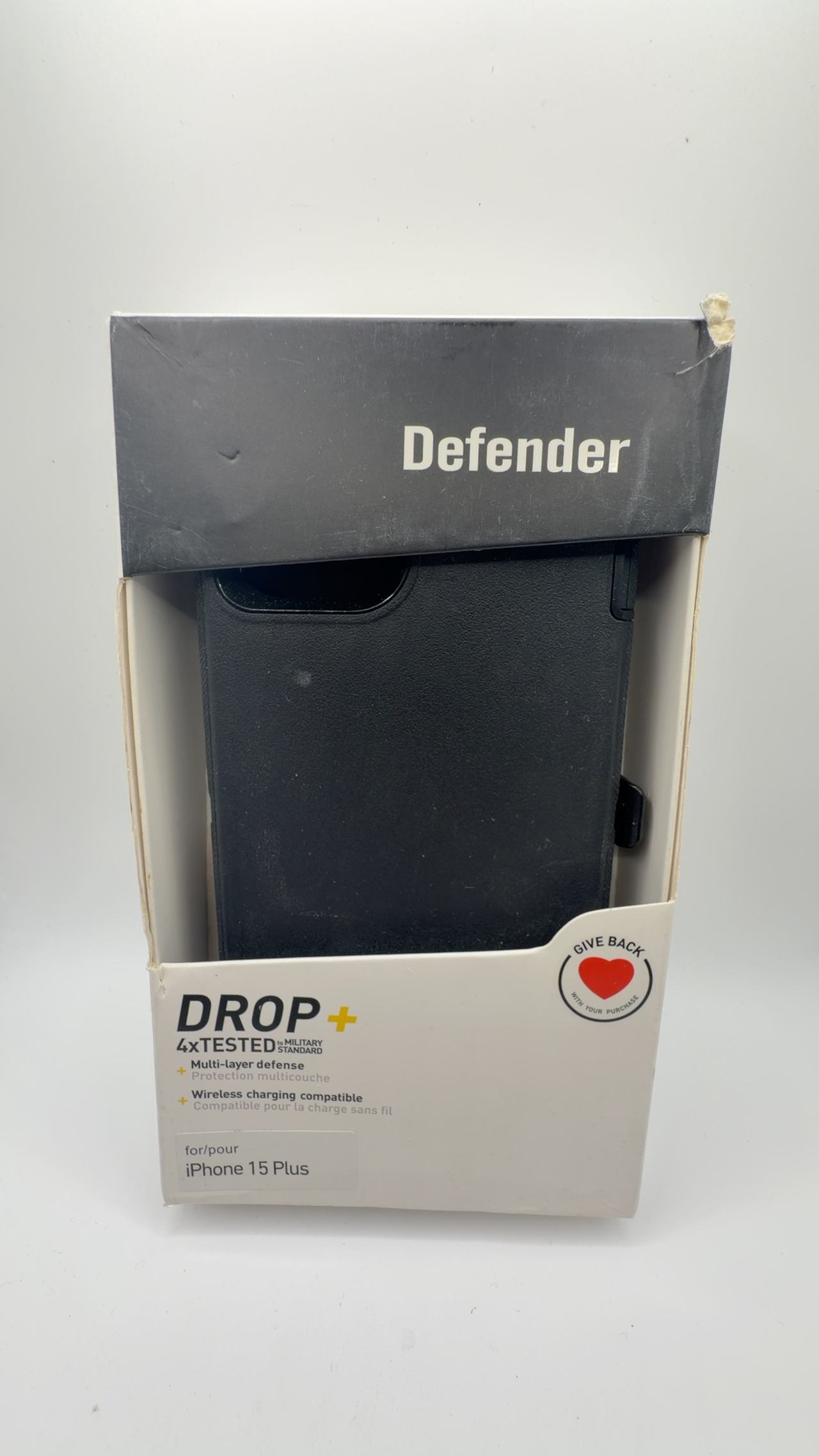 OtterBox Defender Case for iPhone 15 Plus Black