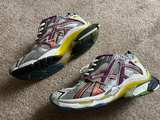 Balenciaga Runner Sneaker Silver Burgundy - Image 5