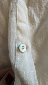 C by One Linen Gauze Shirt Ecru - Image 2