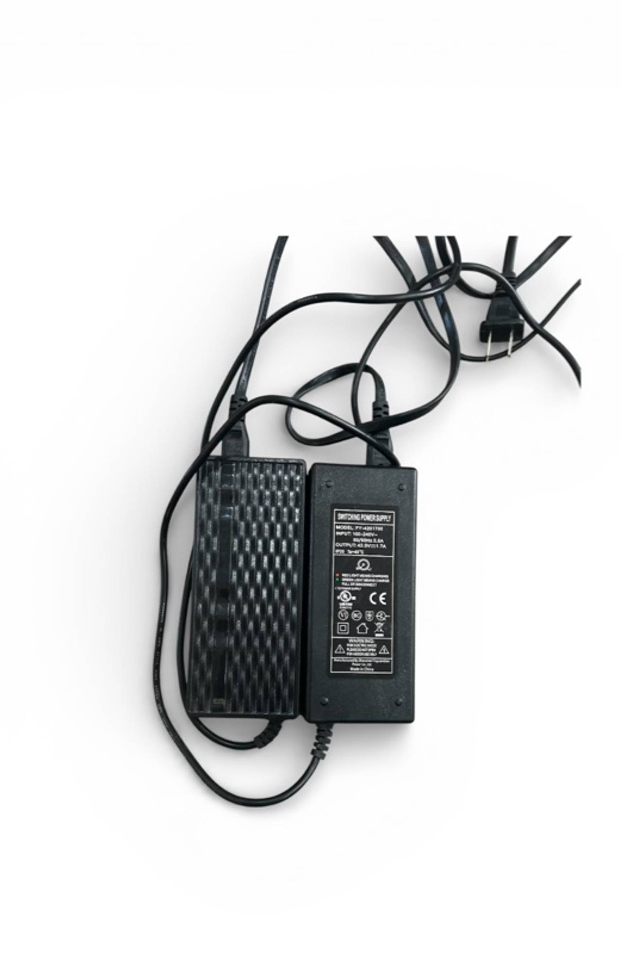 Universal Electric Scooter Charger 42V 1.7A RCA Plug