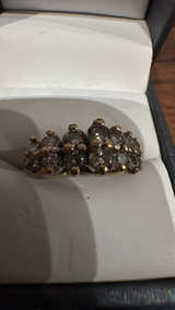 Gold Diamond Cluster Ring - Image 4