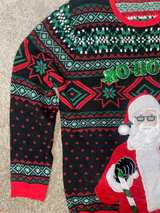 Ugly Christmas Sweater with Santa and Drink Holder - Image 5