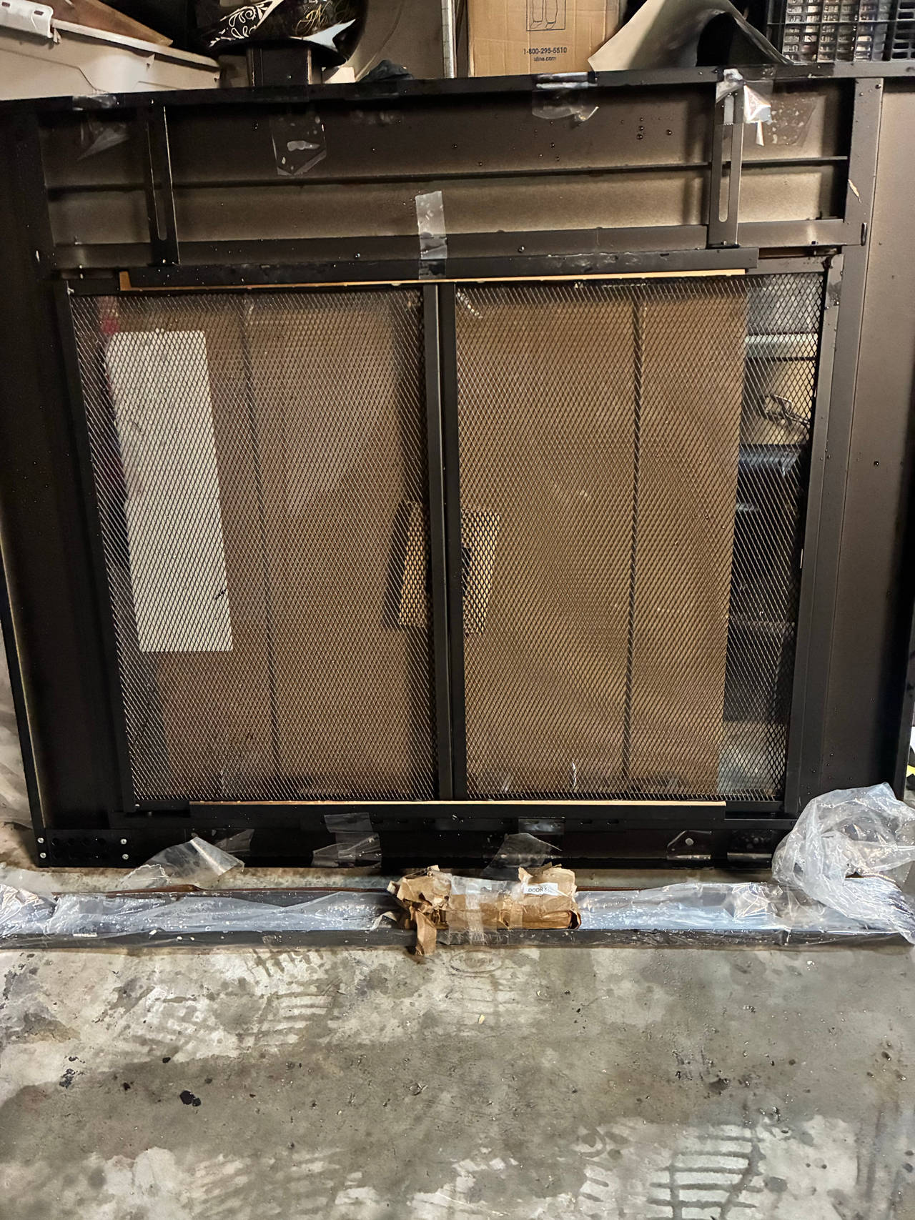 Pleasant Hearth Fireplace Door