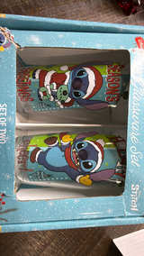 Disney Lilo & Stitch Holiday 16 oz Pint Glass with Ice Tray - Image 2