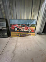 Craig Lowndes HRT V8 Legends Framed Poster - Image 1