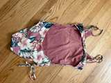 Tori Praver Floral One-Piece Swimsuit. Size M. - Image 4