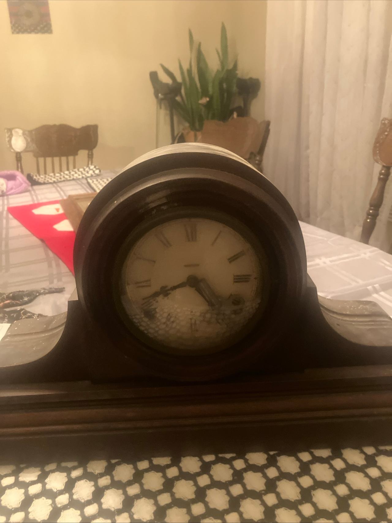 Seth Thomas Tambour Mantel Clock