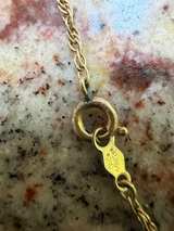 American Charm Co. 12K Gold Filled Leaf Pendant Necklace - Image 2