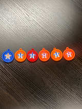 Houston  Keychain 3D Printed  - Image 1