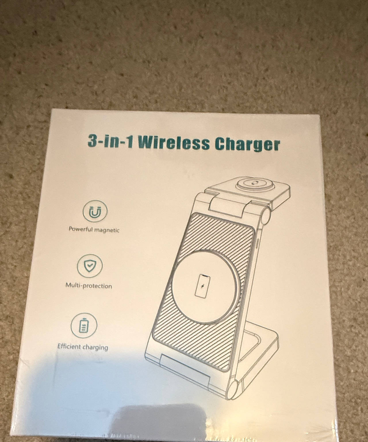 3-in-1 Foldable Magnetic Wireless Charging Station