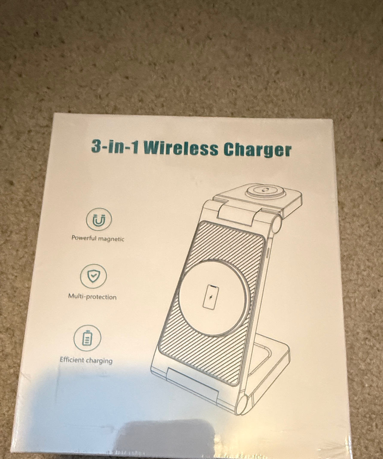 3-in-1 Foldable Magnetic Wireless Charging Station