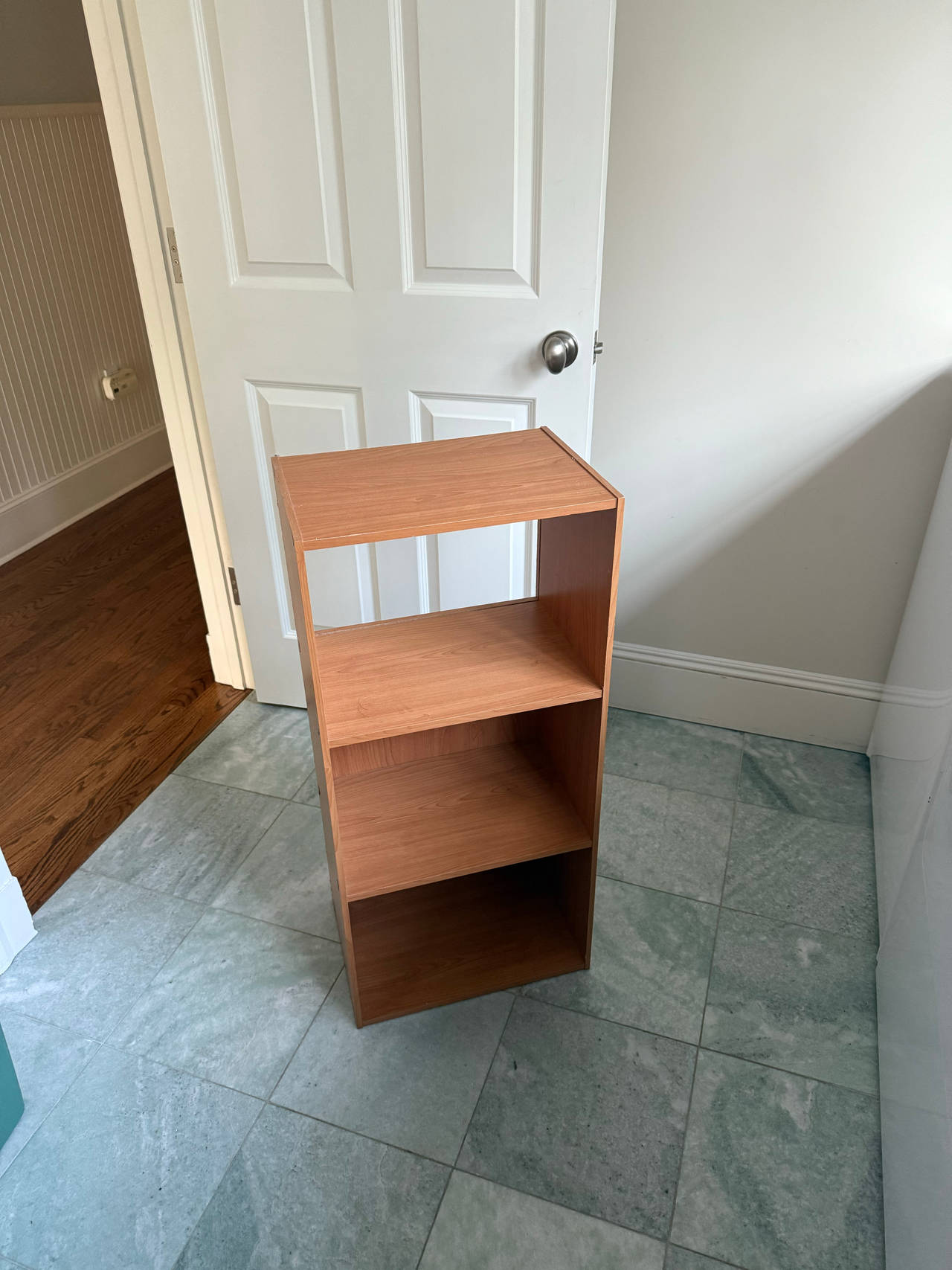 3-Shelf Wood Bookcase