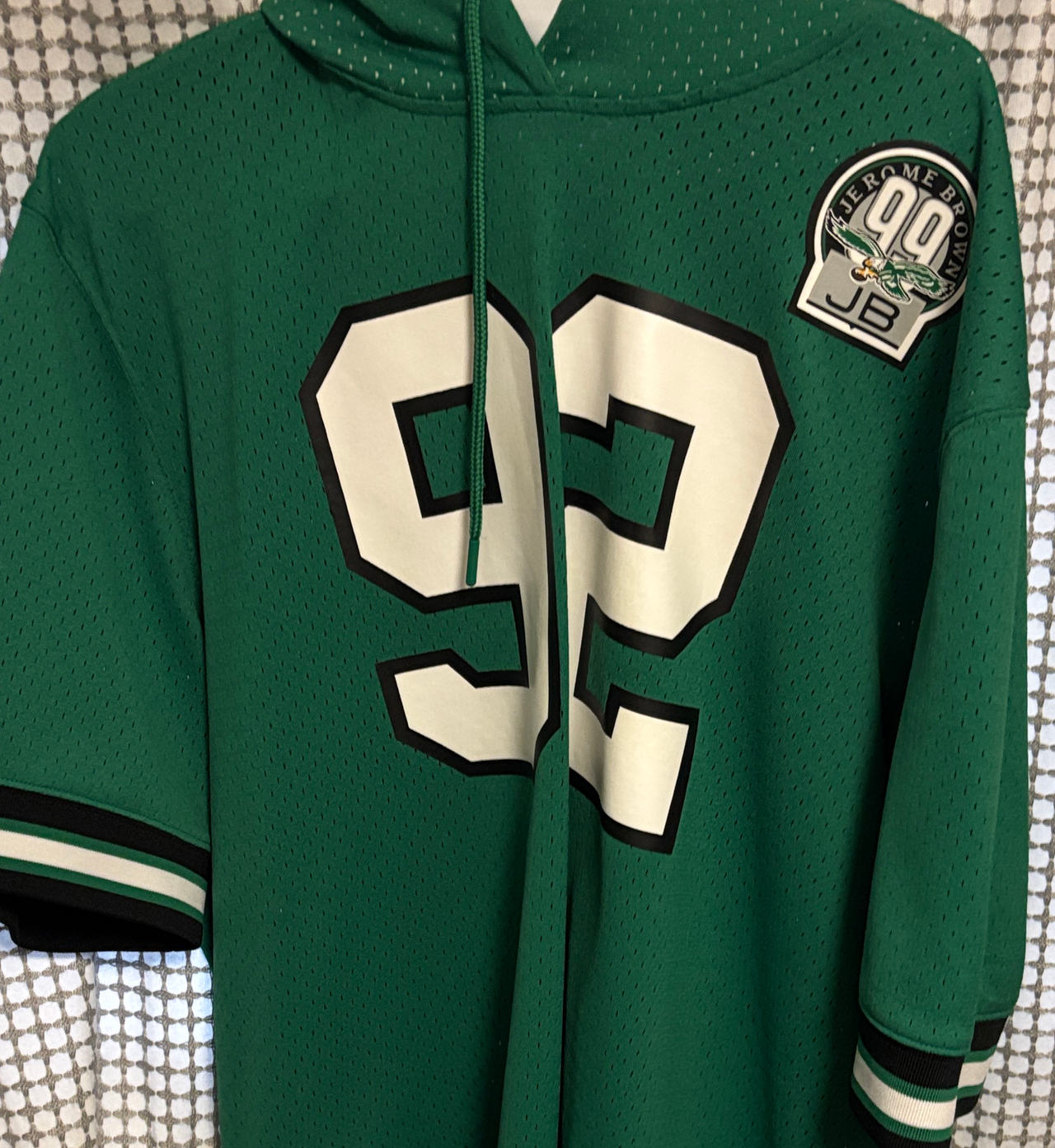 Mitchell & Ness Reggie White Philadelphia Eagles Mesh Hoodie