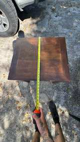 Square Wood End Table/ nightstand - Image 2