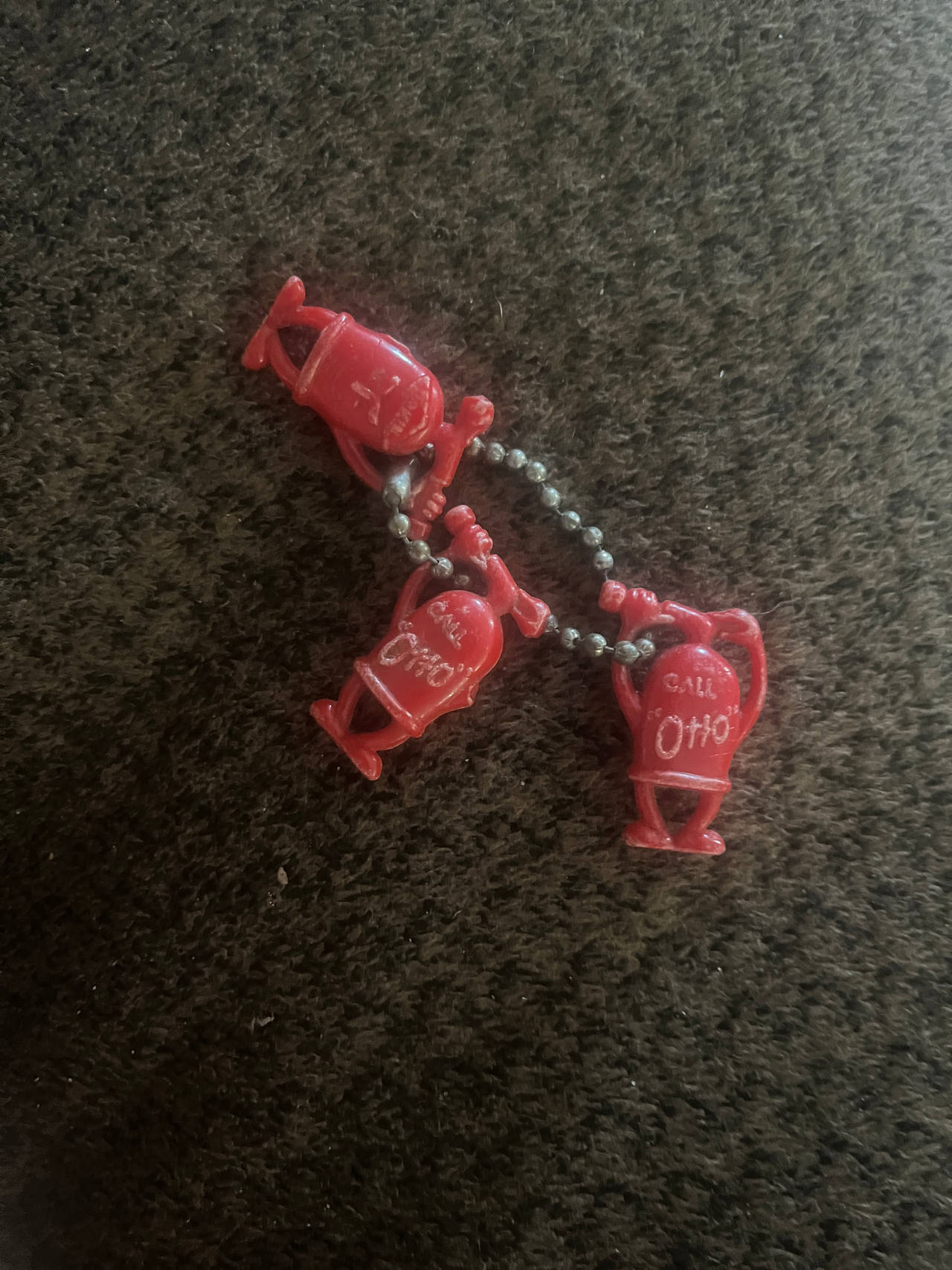Ohio Salt and Pepper Shaker Keychain