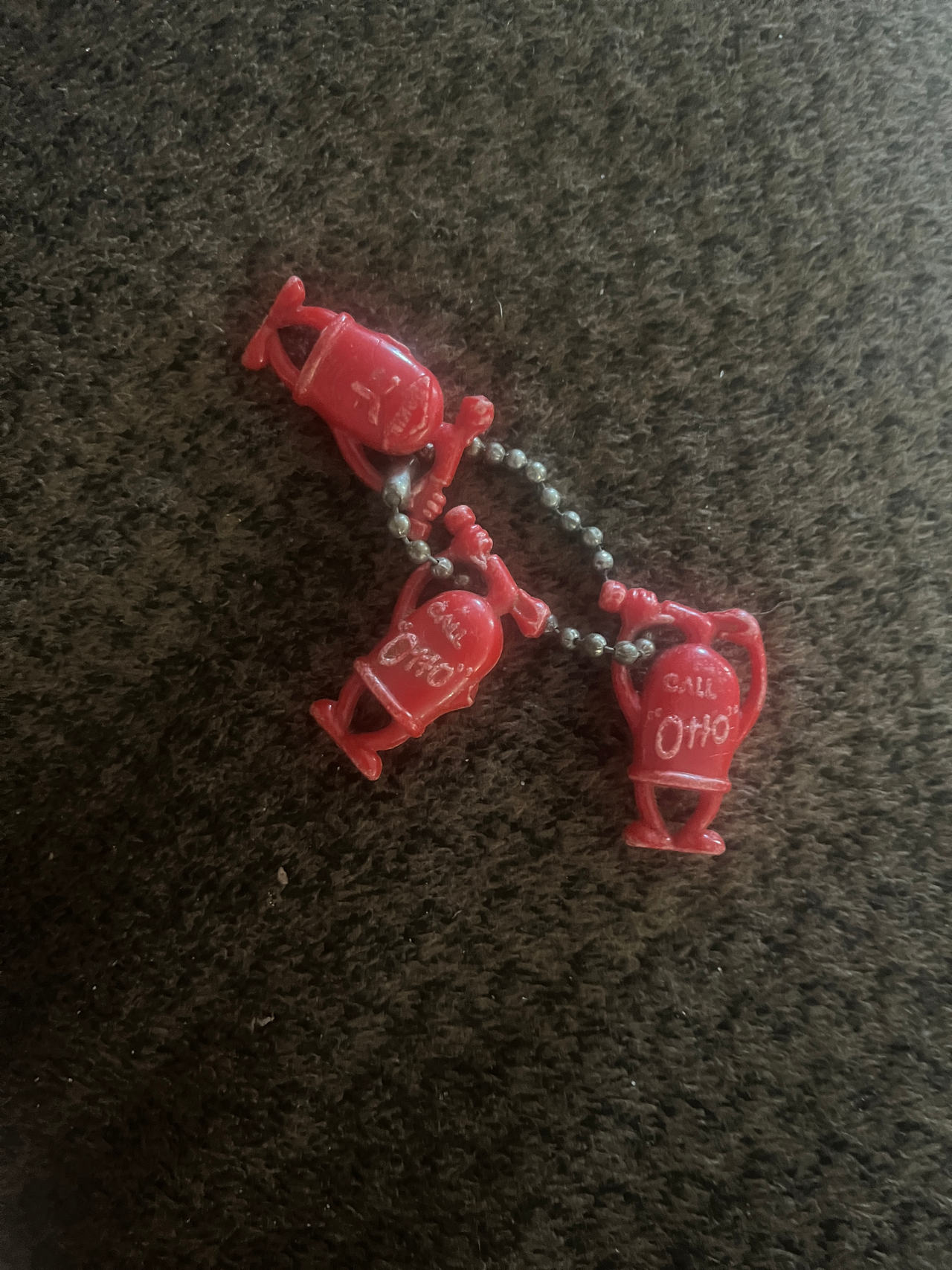 Ohio Salt and Pepper Shaker Keychain