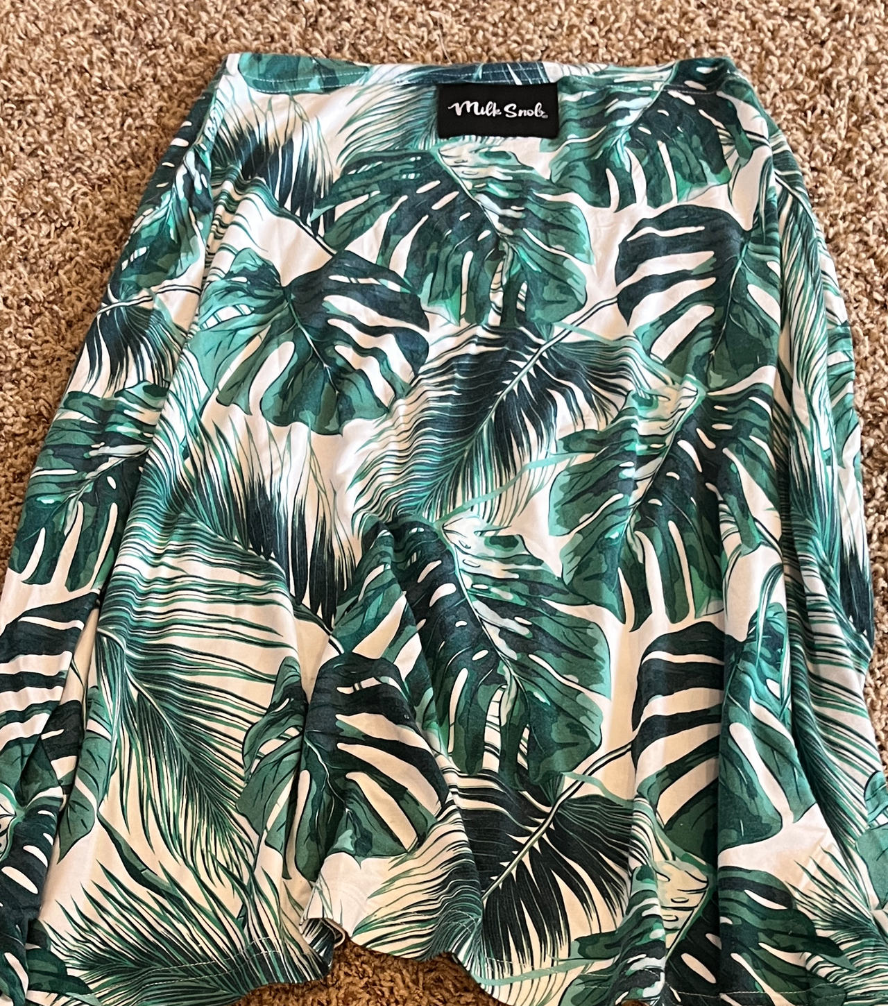 Milk Snob Multi-Use Cover Monstera like new