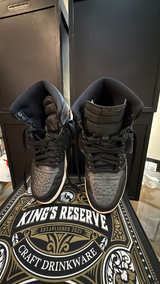 Nike Air Jordan 1 Retro High OG SP Utility Stash Black/Sail - Image 4
