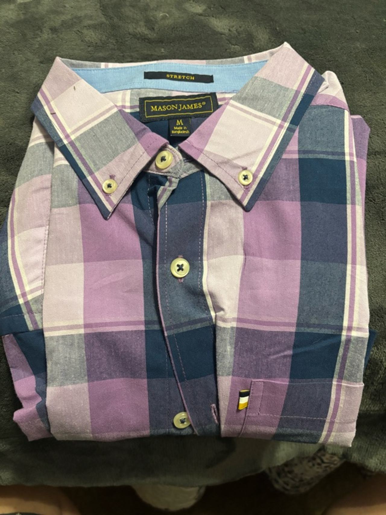 Mason James Men's Plaid Shirt