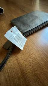 Coach Corner Zip Wristlet in Crossgrain Leather - Image 2