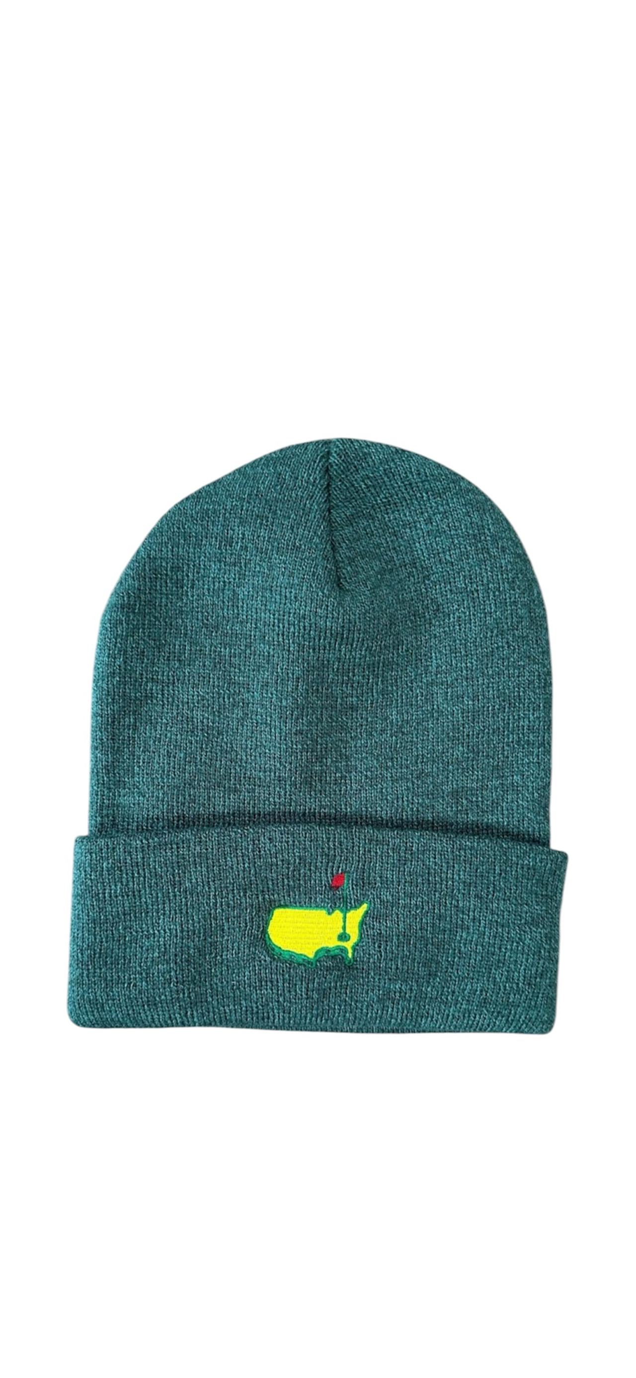 Masters Tournament Green Cuffed Beanie Hat