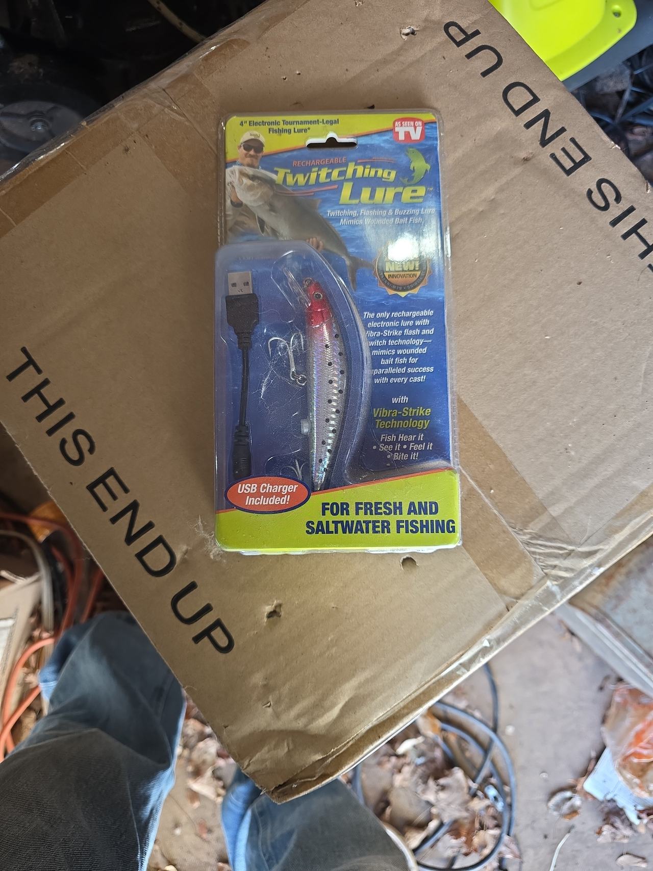 Twitching Lure Rechargeable Electronic Fishing Lure
