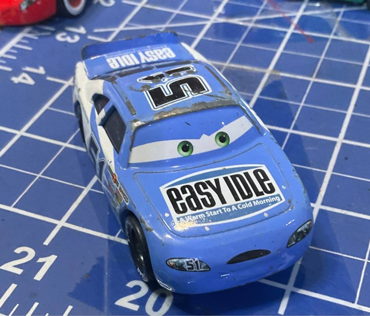 Mattel Disney Pixar Cars Ruby 'Easy' Oaks #51 Easy Idle