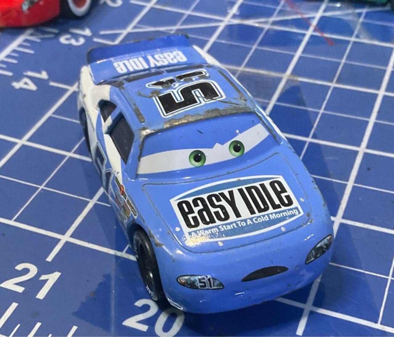 Mattel Disney Pixar Cars Ruby 'Easy' Oaks #51 Easy Idle