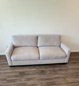 Modern 2-Cushion Fabric Sofa - Image 1
