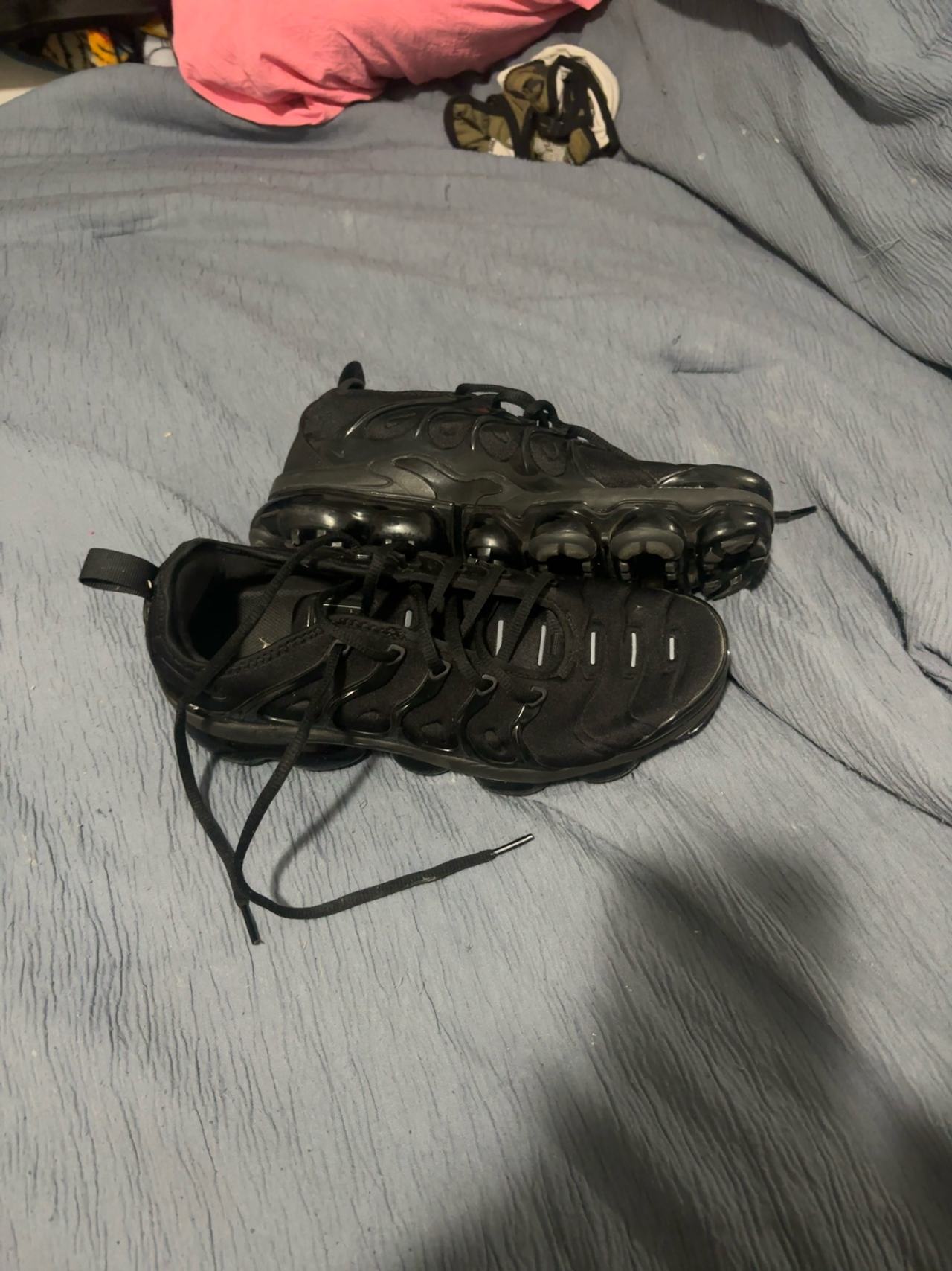 Nike Air VaporMax Plus Triple Black womans size 8