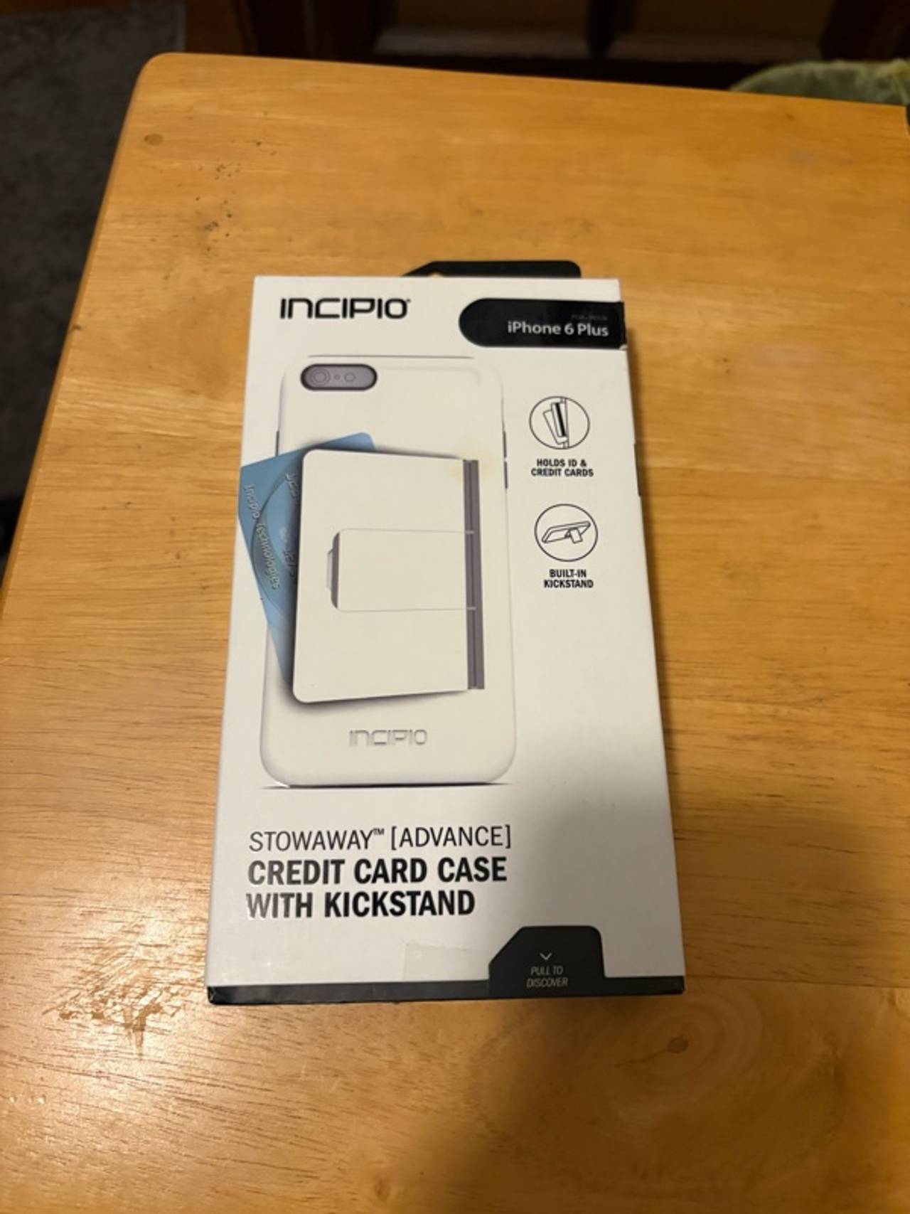 Incipio Stowaway White Kickstand Case for iPhone 6 Plus