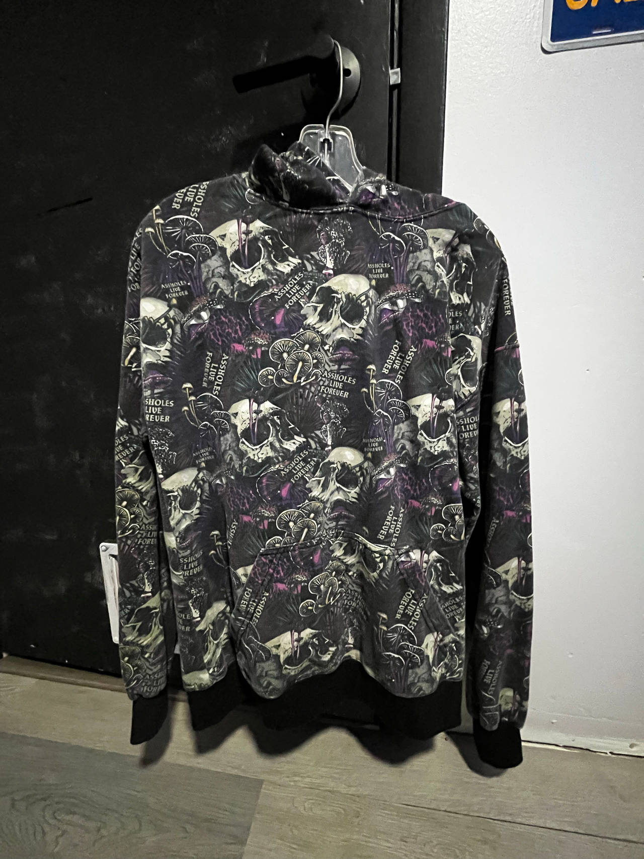 Graphic Skull Print Hoodie