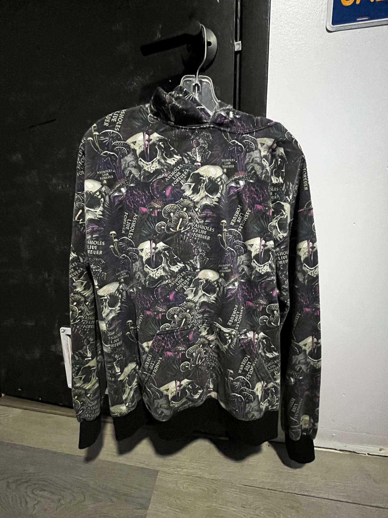 Graphic Skull Print Hoodie