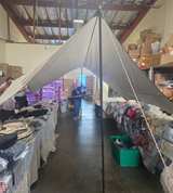 $19.99  all new in boxes Camping Tarp Shelter with Poles - Image 1