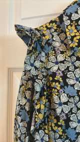 Hyacinth House Floral Ruffle Shoulder Button-Down Shirt - Image 3